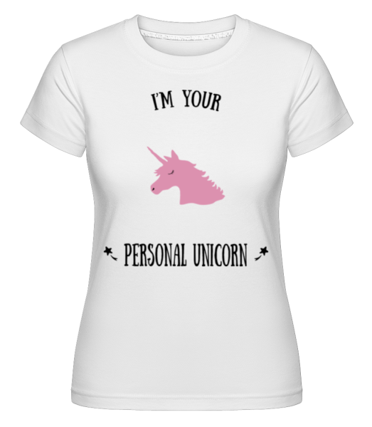 I'm Your Personal Unicorn -  Shirtinator tričko pre dámy - Biela - Predné