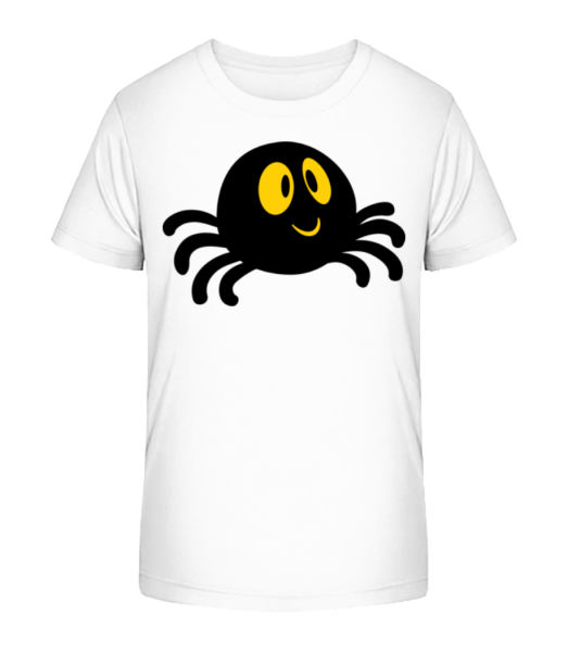 Cartoon Spider - Detské bio tričko Stanley Stella - Biela - Predné
