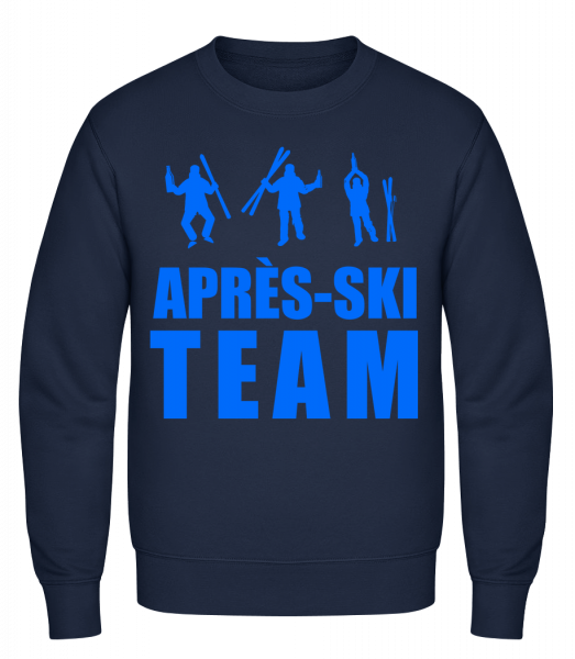 Après Ski Team - Klasická mikina sg - Namornícka modrá - Predné