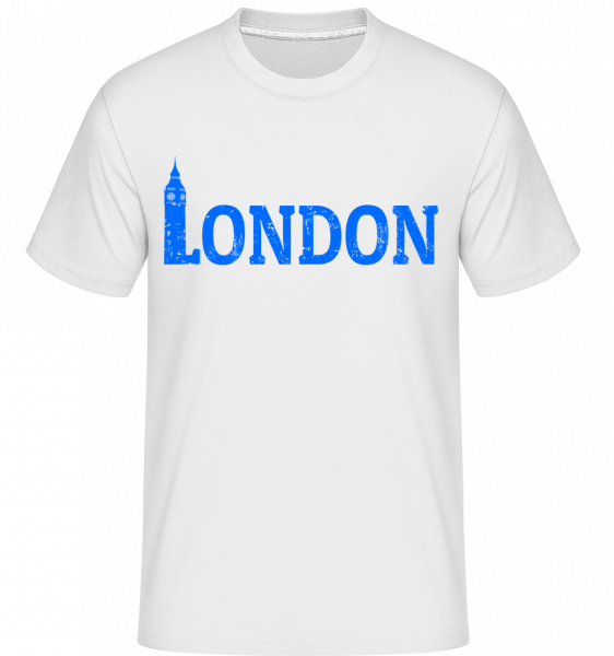 London UK -  Shirtinator tričko pre pánov - Biela - Predné