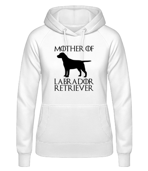 Matka Labradorský retríver - Dámska mikina - Biela - Predné