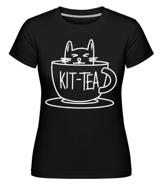 Kittea -  Shirtinator tričko pre dámy - Čierna - Predné