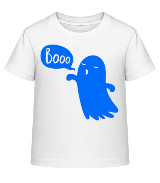 Booo Ghost - Detské Shirtinator tričko - Biela - Predné