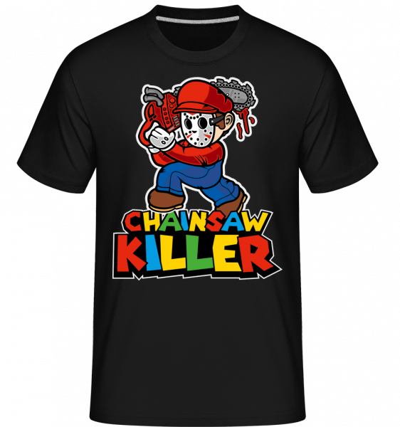 Chainsaw Killer -  Shirtinator tričko pre pánov - Čierna - Predné