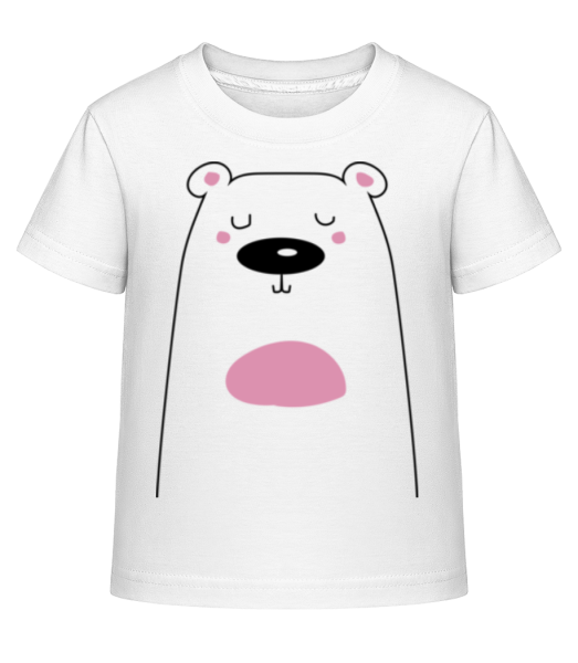 Cute Bear - Detské Shirtinator tričko - Biela - Predné
