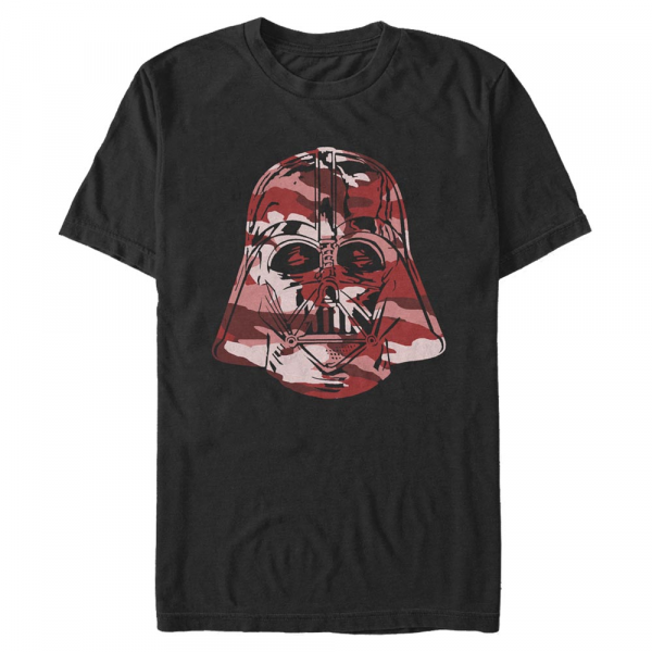 Star Wars - Darth Vader Camo Vader - Pánske Tričko - Čierna - Predné