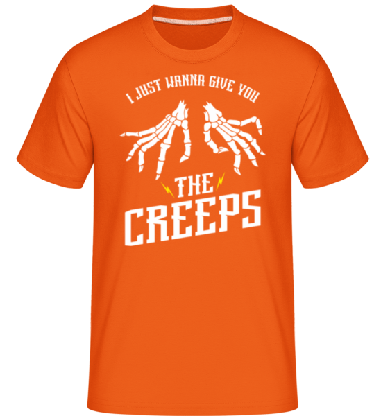 Give You The Creeps -  Shirtinator tričko pre pánov - Oranžová - Predné