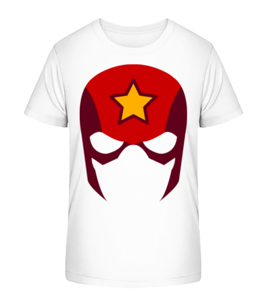 Superhero Icon - Detské bio tričko Stanley Stella - Biela - Predné