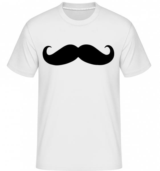 Fúzy -  Shirtinator tričko pre pánov - Biela - Predné