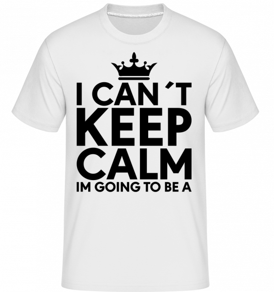 I Can't Keep Calm -  Shirtinator tričko pre pánov - Biela - Predné