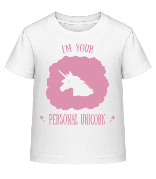 I'm Your Personal Unicorn - Detské Shirtinator tričko - Biela - Predné