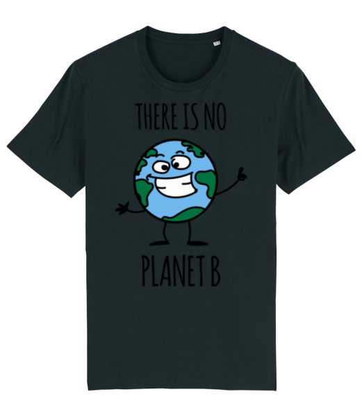 There Is No Planet B - Pánske bio tričko Stanley Stella - Čierna - Predné