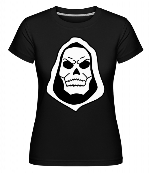 mŕtvy Skull -  Shirtinator tričko pre dámy - Čierna - Predné