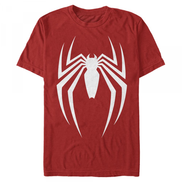 Marvel - Spider-Man - Spider-Man Gameverse Logo - Pánske Tričko - Červená - Predné