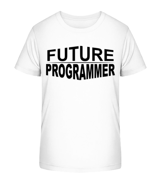 budúce Programátor - Detské bio tričko Stanley Stella - Biela - Predné