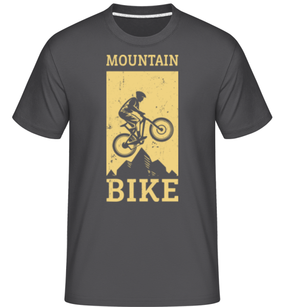 Mountain Bike -  Shirtinator tričko pre pánov - Antracit - Predné
