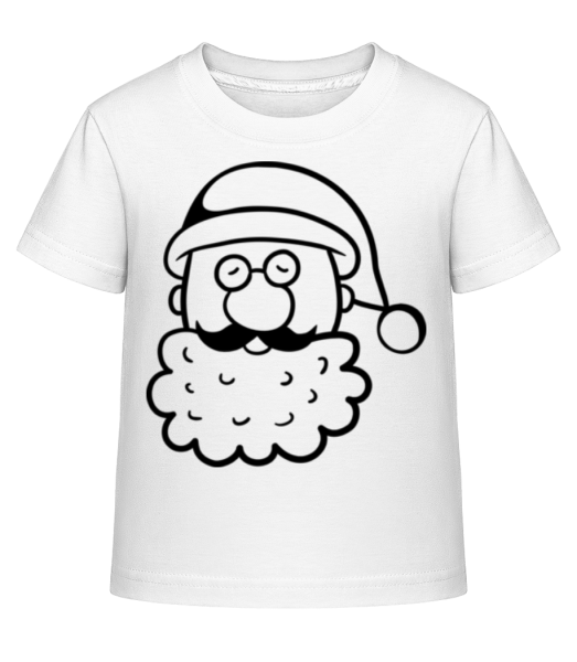 Šťastný Santa Claus - Detské Shirtinator tričko - Biela - Predné