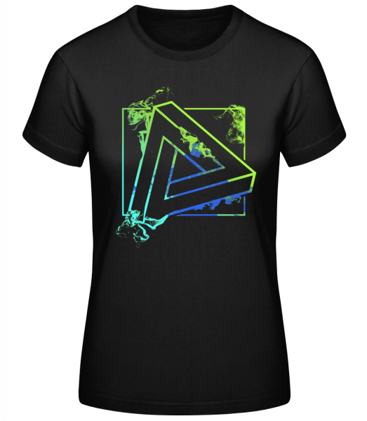 Impossible Triangle - Basic T-Shirt - Černá - Predné