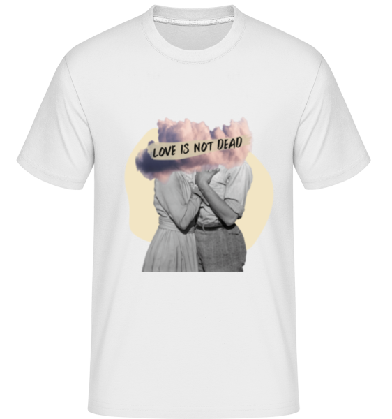Love Is Not Dead -  Shirtinator tričko pre pánov - Biela - Predné