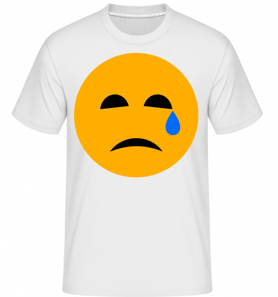 plače Smiley -  Shirtinator tričko pre pánov - Biela - Predné