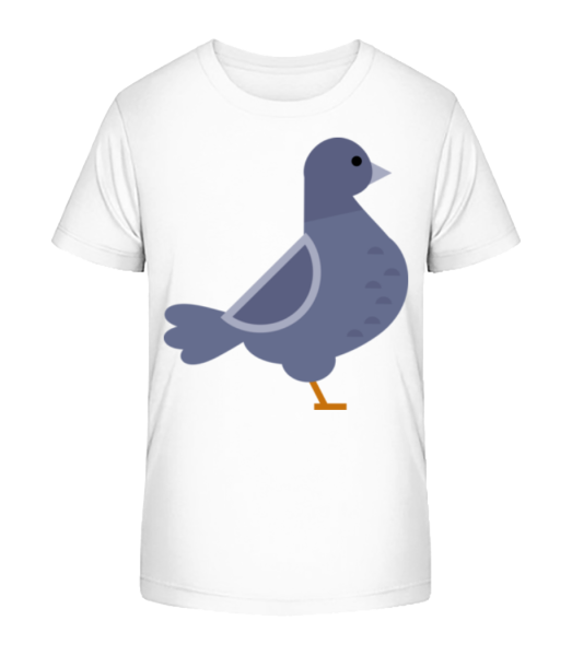 pigeon Image - Detské bio tričko Stanley Stella - Biela - Predné