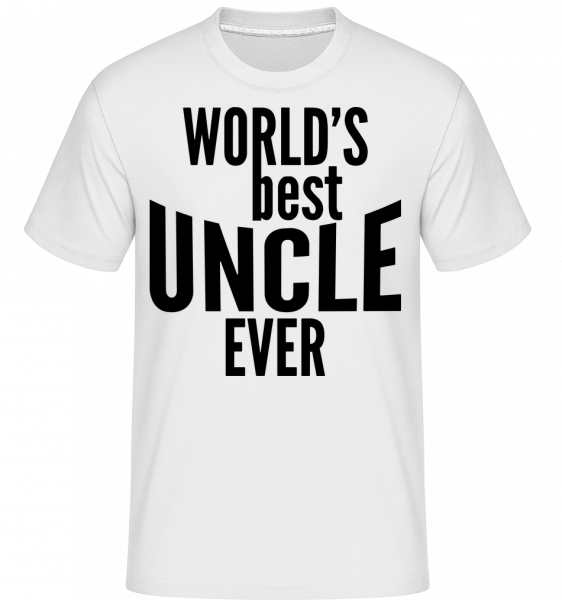 Najlepšie svetové Uncle Ever -  Shirtinator tričko pre pánov - Biela - Predné