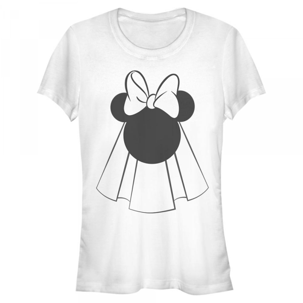 Disney Classics - Mickey Mouse - Minnie Mouse Mouse Bride - Dámske Tričko - Biela - Predné