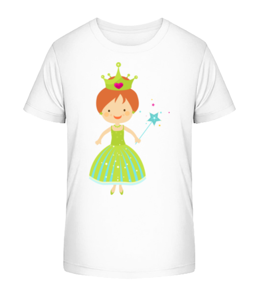 Princess Kids - Detské bio tričko Stanley Stella - Biela - Predné