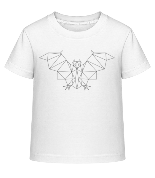 polygón Bat - Detské Shirtinator tričko - Biela - Predné