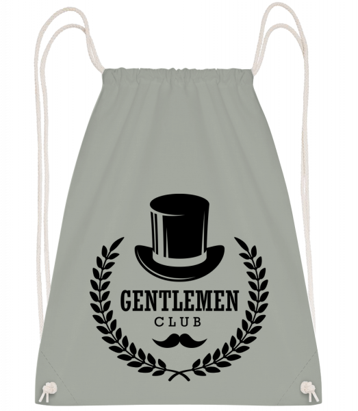 Gentlemen Club - Drawstring batoh so šnúrkami - Antracit - Predné
