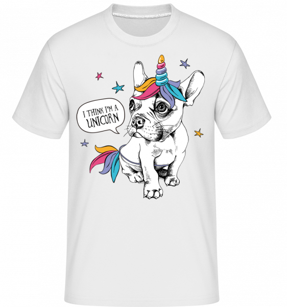 som Unicorn -  Shirtinator tričko pre pánov - Biela - Predné