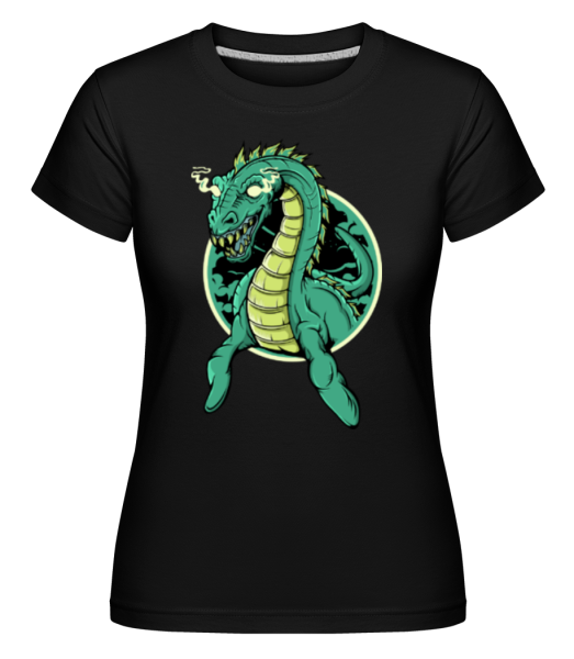 Lochness Monster -  Shirtinator tričko pre dámy - Čierna - Predné