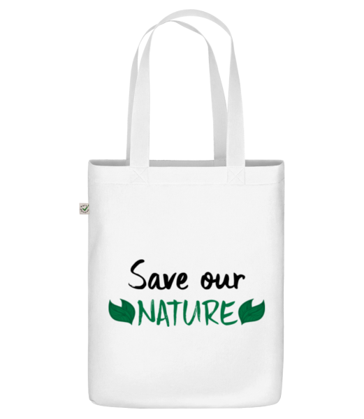 Save Our Nature - Organická taška - Biela - Predné