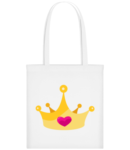 Princess Crown Yellow - Taška - Biela - Predné