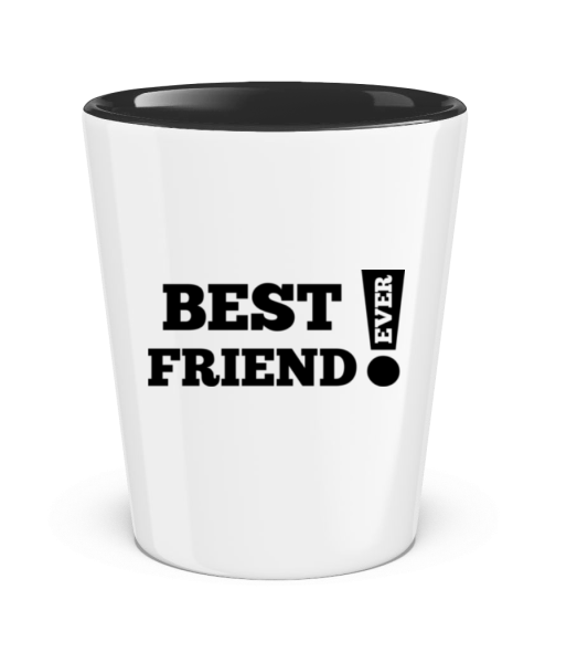 Best Friend Ever! - Dvojfarebný panák - Čiernobiela - Predné