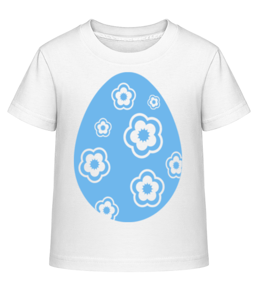 Easter Egg Icon - Detské Shirtinator tričko - Biela - Predné