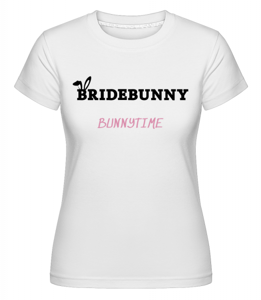 Bridebunny Bunnytime -  Shirtinator tričko pre dámy - Biela - Predné