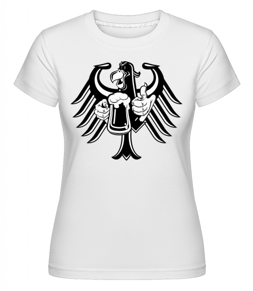 Bavarian Beer -  Shirtinator tričko pre dámy - Biela - Predné