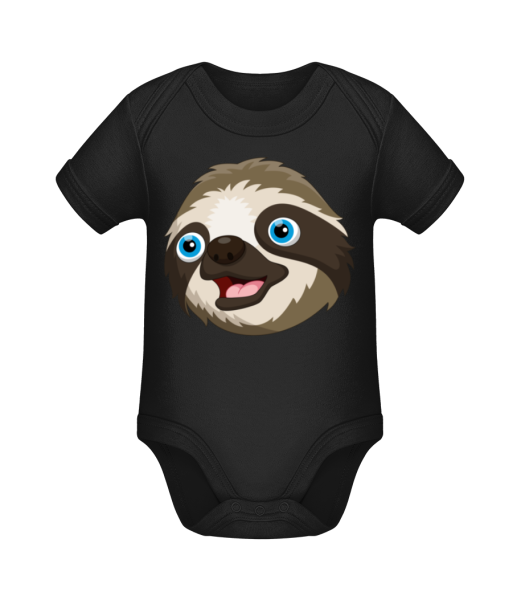 cute Sloth - Bio body pre deti - Čierna - Predné