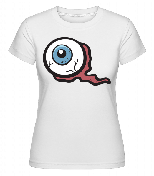 Nasty Eye -  Shirtinator tričko pre dámy - Biela - Predné
