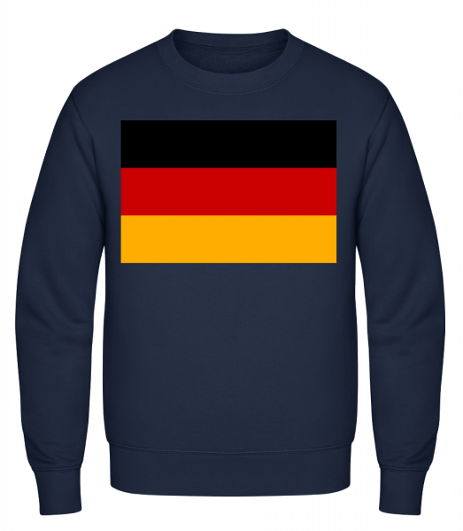 Flag Germany - Klasická mikina sg - Namornícka modrá - Predné