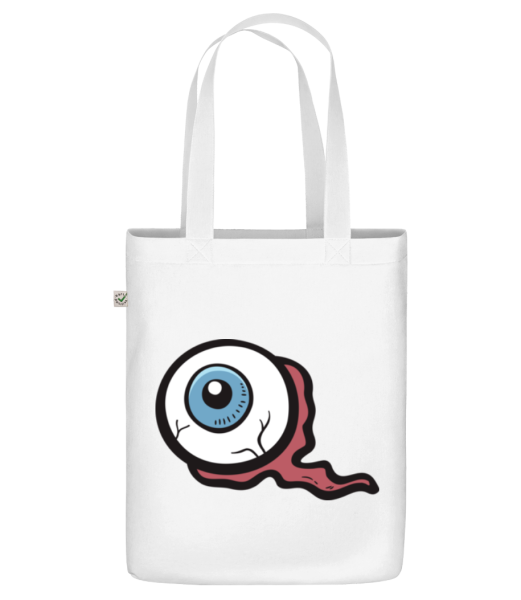 Nasty Eye - Organická taška - Biela - Predné
