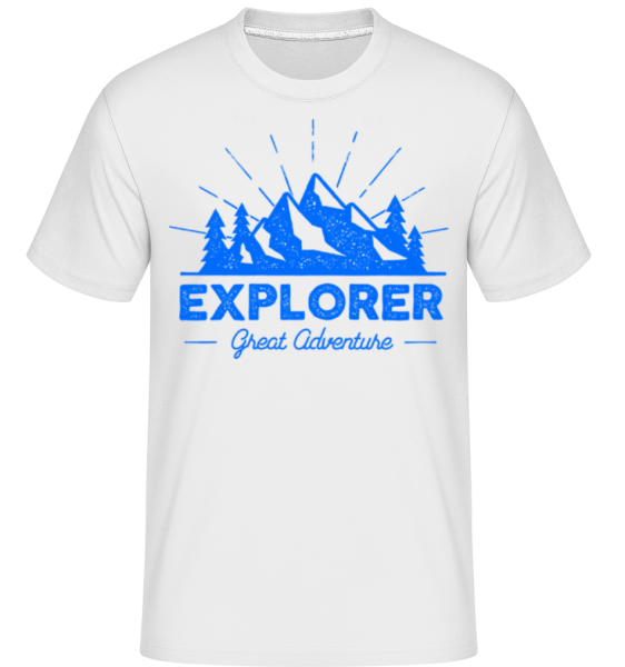 Explorer Great Adventures -  Shirtinator tričko pre pánov - Biela - Predné