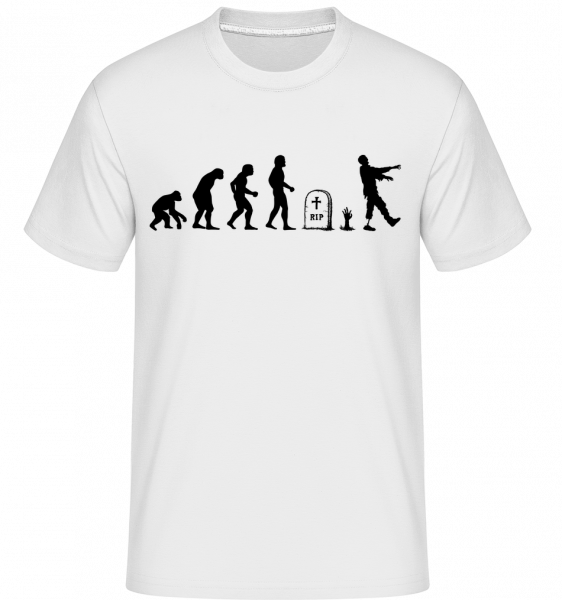 Halloween Evolution -  Shirtinator tričko pre pánov - Biela - Predné