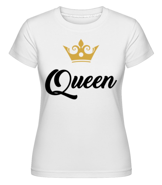 Queen -  Shirtinator tričko pre dámy - Biela - Predné