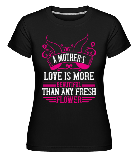 Mother's Hug -  Shirtinator tričko pre dámy - Čierna - Predné