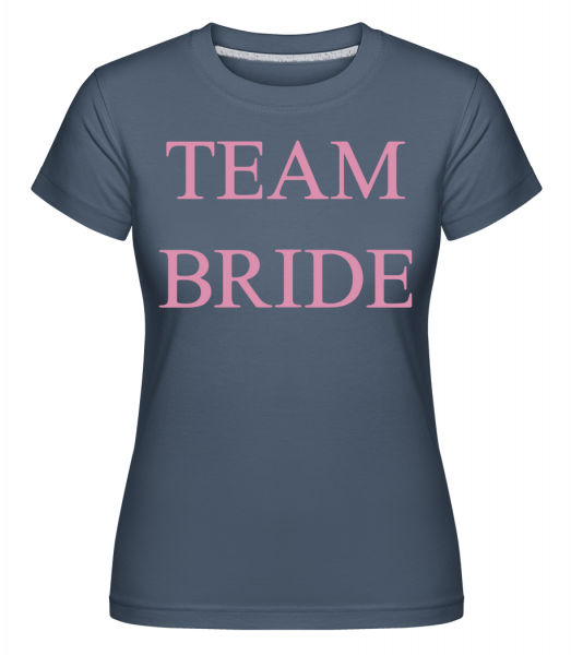 tím Bride -  Shirtinator tričko pre dámy - Džínsovina - Predné
