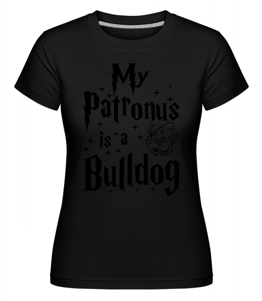 My Patronus Is A Bulldog -  Shirtinator tričko pre dámy - Čierna - Predné