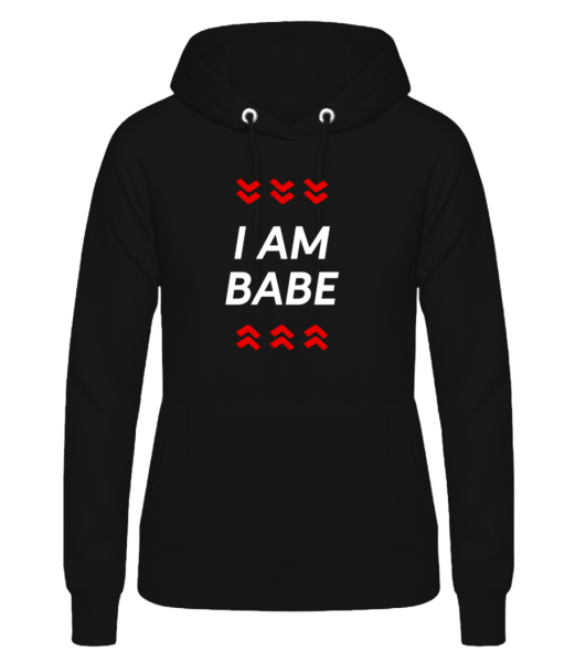 I Am Babe - Dámska mikina - Čierna - Predné