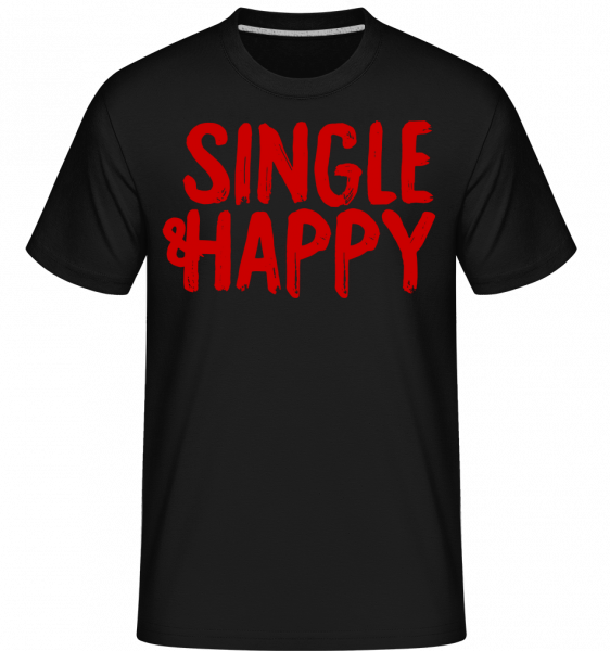 Jednotný a šťastný -  Shirtinator tričko pre pánov - Čierna1 - Predné